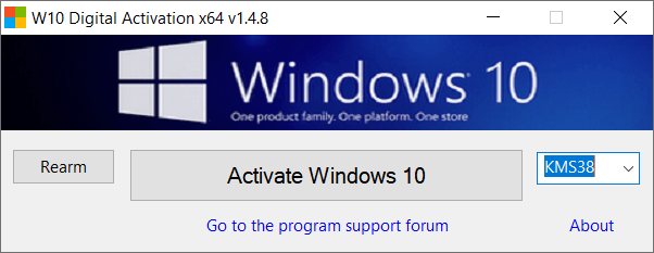 W10 Digital Activation 1.5.0