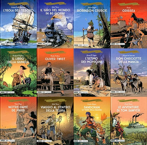 La Grande Letteratura A Fumetti – Serie Completa (37 volumi)(Mondadori 2018)