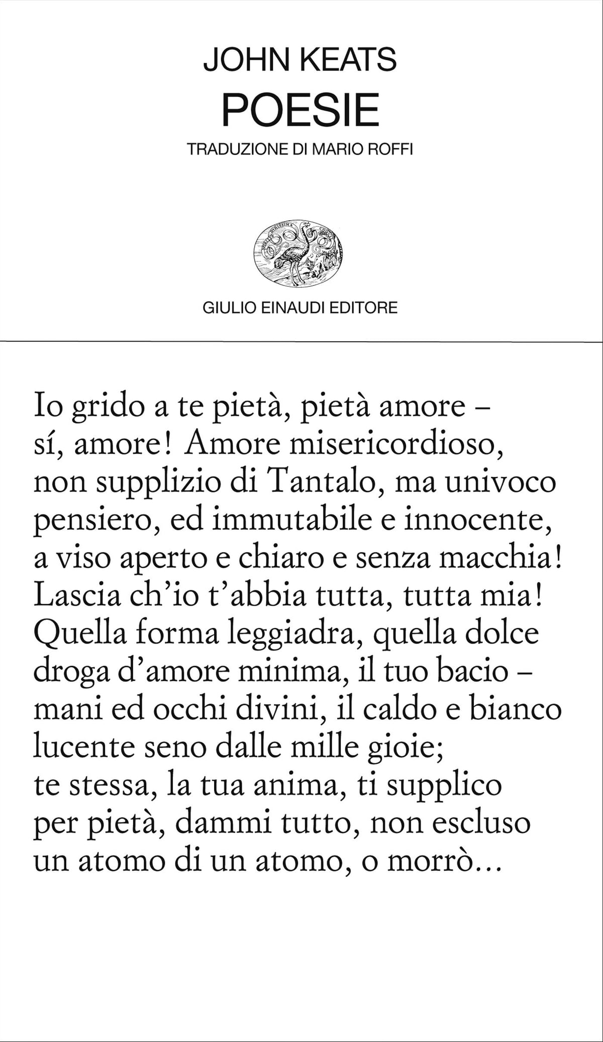 John Keats – Poesie  (1983)