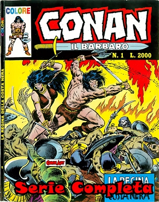 Conan il Barbaro a colori – Serie Completa (61 volumi)(Comic Art 1989-1994)
