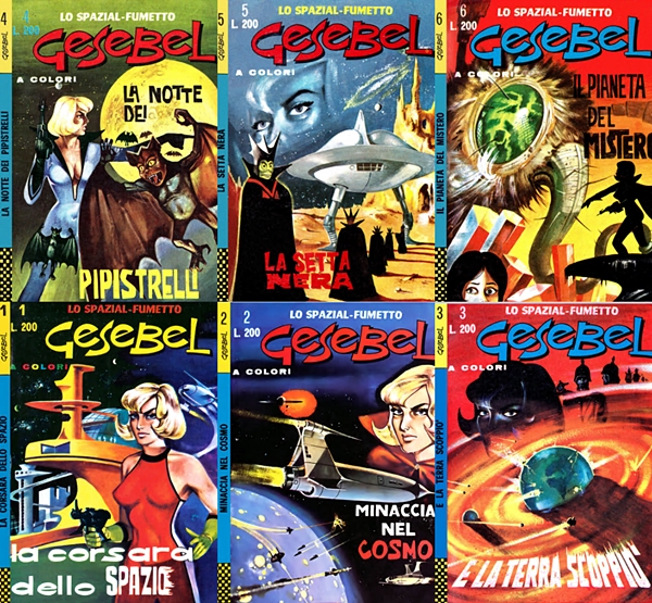 Gesebel – Serie Completa (23 volumi)(Corno 1966-1967)