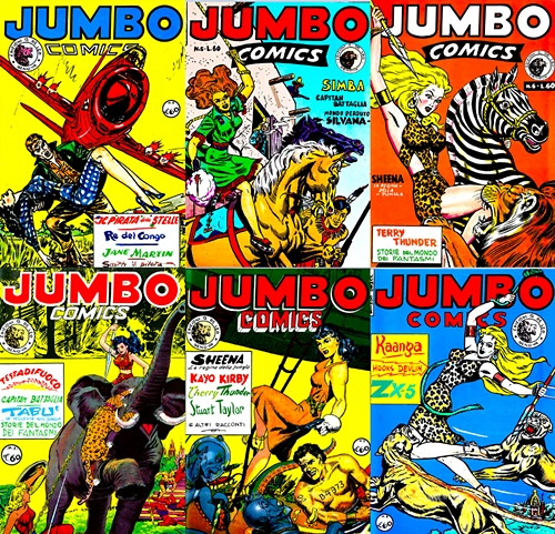 Jumbo Comics – Serie Completa (20 volumi)(De Leo 1950-1951)