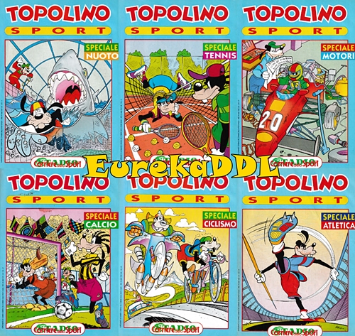 Topolino Sport Serie 2 – Serie Completa (10 volumi)(Corriere dello Sport 1994)