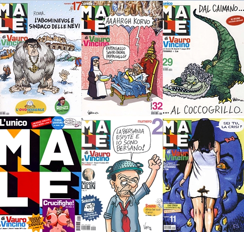 Il Male di Vauro e Vincino – Collection (42 volumi + 4 Speciale)(Il Male 2011-2013)