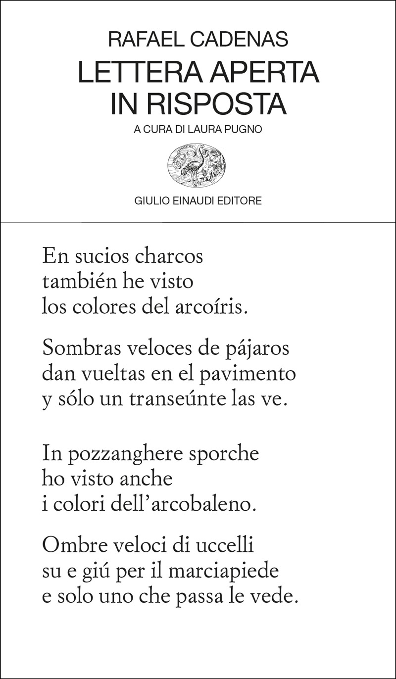 Rafael Cadenas – Lettera aperta. In risposta (2024)