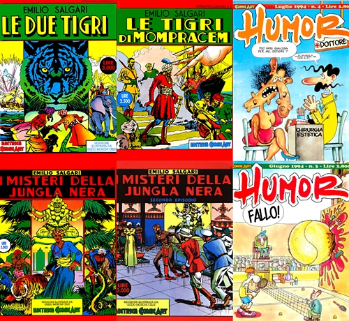 Letteratura illustrata v1,v2,v4 – Collection (12 volumi)(Comic Art 1992-1998)