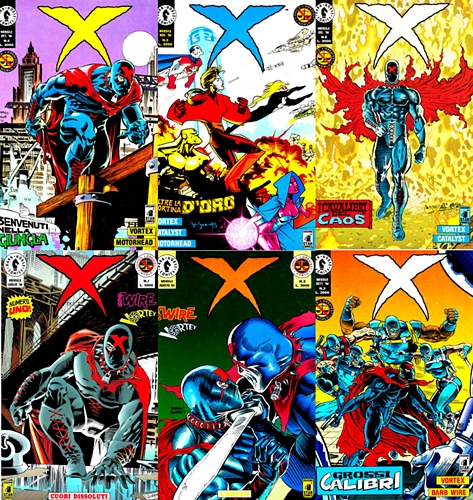 X – Serie Completa (11 volumi)(Star Comics 1994-1995)