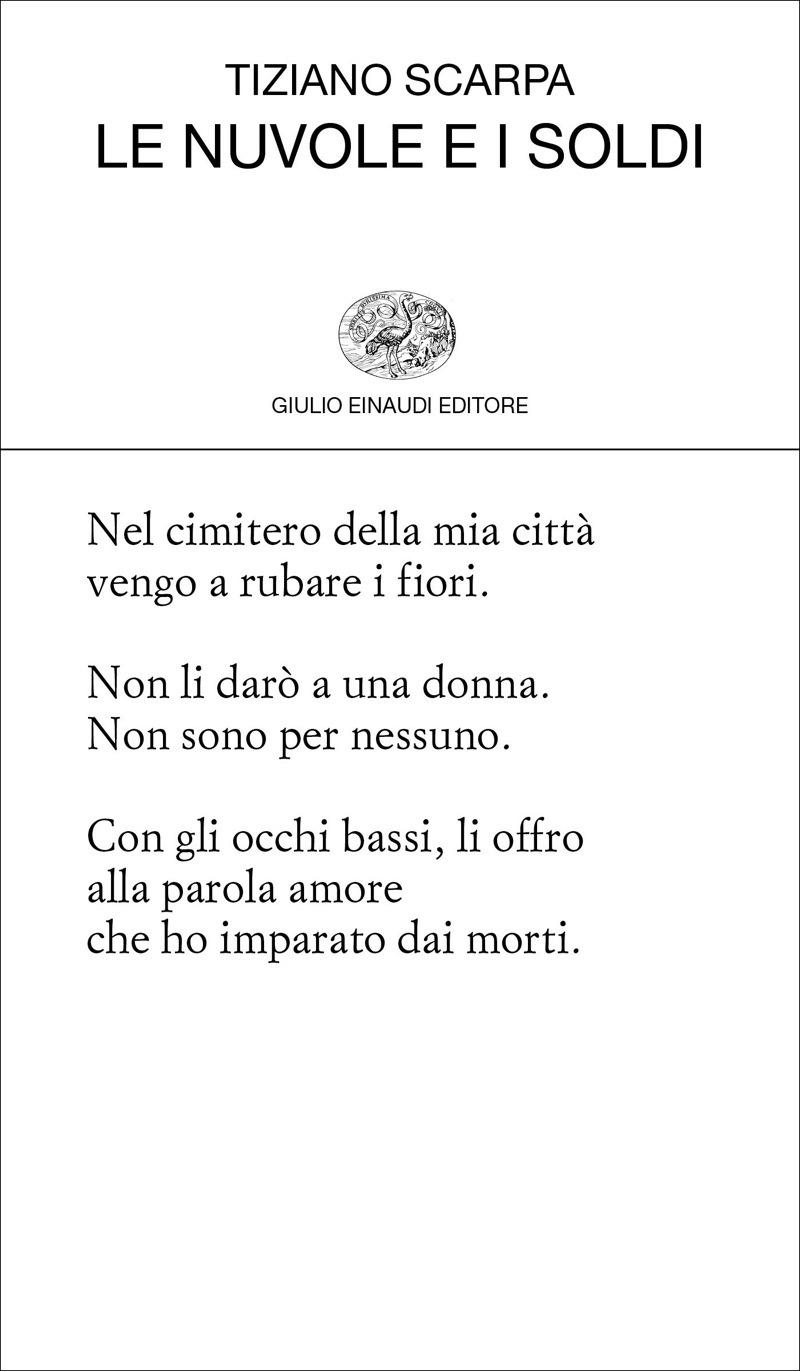 Tiziano Scarpa – Le nuvole e i soldi (2018)