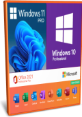 Microsoft Windows 10 / 11 Pro + Office 2021 Professional Plus AIO (2in1) - Maro 2024 - FULL ITA