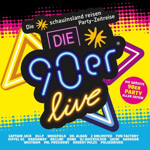 Various Artists – Die 90er Live. Die Grösste 90er Party Aller Zeiten (2024)