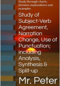 Mr. Peter - Study of Subject-Verb Agreement, Narration Change, Use of Punctuation;...