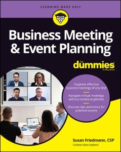 Business Meeting & Event Planning For Dummies – Susan Friedmann
