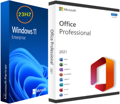 Windows 11 Enterprise 23H2 Build 22631.3593 (No TPM Required) + Office 2021 Pro Plus May 2024 64 Bit Pre-attivato – ITA