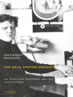 Anthony Burgess, Paul Phillips (Editor) – The Devil Prefers Mozart: On Music and M…