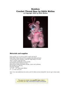 Sayjai – Huggy Bear Amigurumi Crochet Pattern