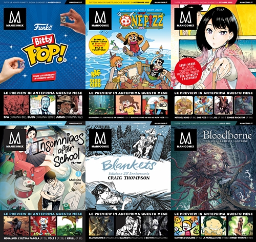 Catalogo Manicomix – Collection (11 volumi)(2022-2023)
