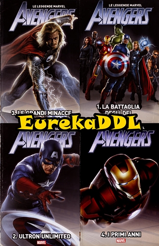 Avengers Le leggende Marvel – Serie Completa (4 volumi)(Cds)(RCS 2012)
