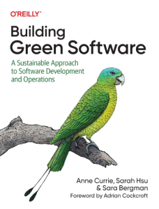 Building Green Software: A Sustainable Approach to Software Development and Operat…