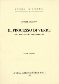 Ettore Ciccotti – Il processo di Verre (2012)