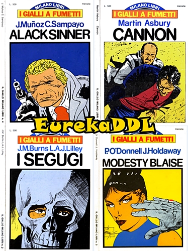 I Gialli a Fumetti – Collection (5 volumi)(Milano Libri 1976)
