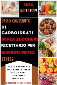 Lauren F. Kennedy – Basso contenuto di carboidrati, senza zuccheri, ricettario per bambini senza stress (2024)