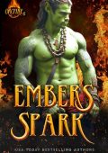 Embers Origin: A Fated Mate, Forbidden Love Orc Romance - Aria Vale