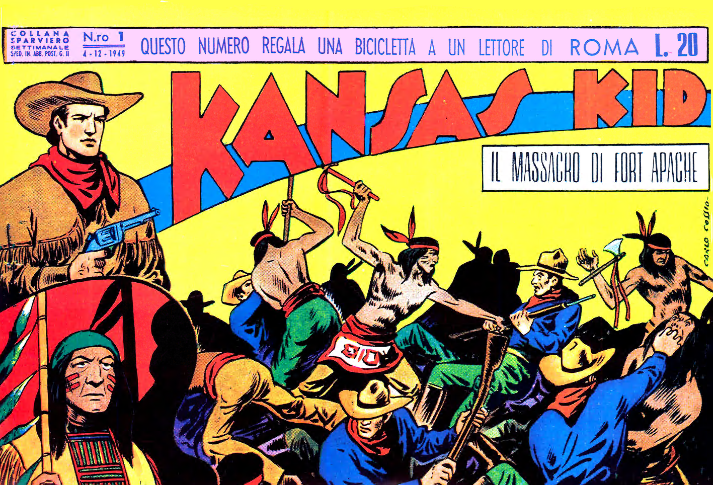 Sparviero v2 – Kansas Kid – Collection (53 volumi)(Ippocampo 1949-1950)