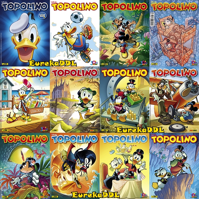 Topolino – Collection (3660 volumi)(Serie in corso)(Mondadori,Disney,Panini)(1949-2025)