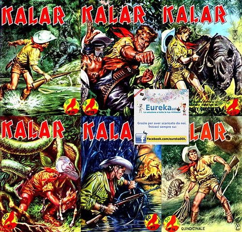 Collana Giungla – Kalar – Collection (32 volumi)(Dardo 1964-1967)