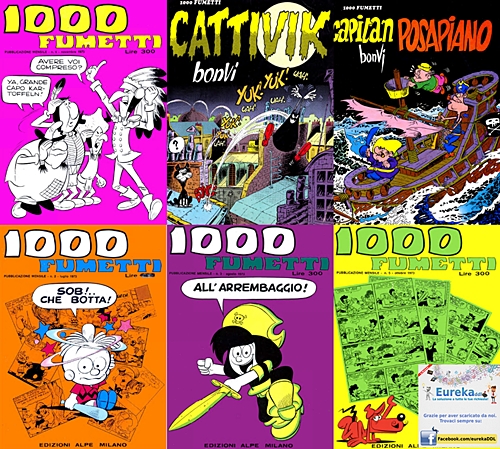 1000 Fumetti v1,v2 – Collection (6 volumi)(Alpe 1973-1976)