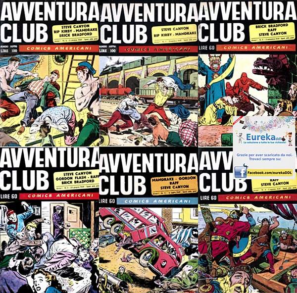 Avventura Club Comics Americani – Collection (6 volumi)(Capriotti 1949)