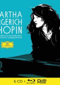 Martha Argerich - Frederic Chopin: Ballades, Etudes, Mazurkas, Polonaises, Preludes, Scherzos, Sonatas, Piano Concertos (Mischa Maisky, Мстислав Ростропович, London Symphony Orchestra, Claudio Abbado, National Symphony Orchestra) [5 CDs] (2021) FLAC
