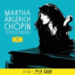 Martha Argerich – Frederic Chopin: Ballades, Etudes, Mazurkas, Polonaises, Preludes, Scherzos, Sonatas, Piano Concertos (Mischa Maisky, Мстислав Ростропович, London Symphony Orchestra, Claudio Abbado, National Symphony Orchestra) [5 CDs] (2021) FLAC