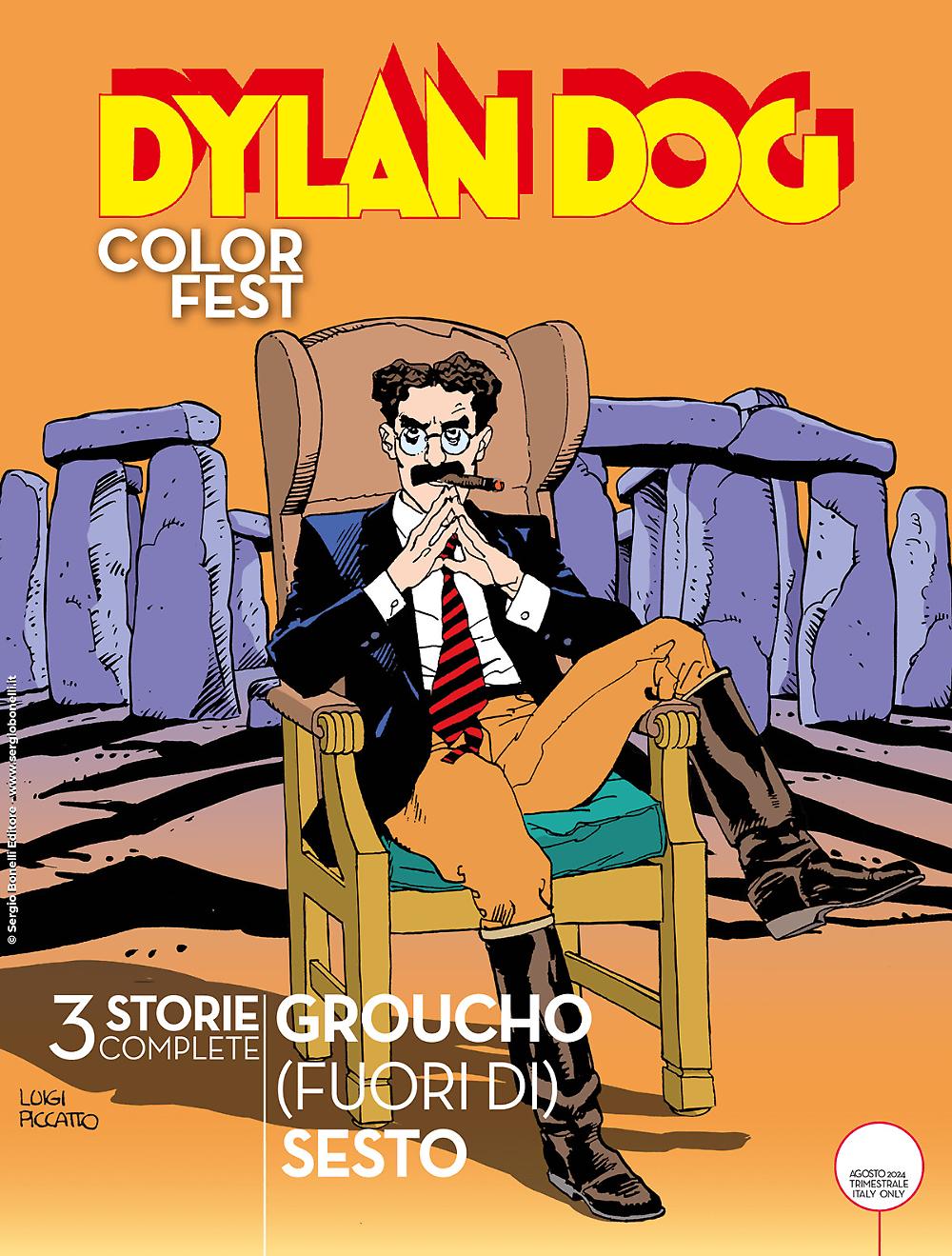Dylan Dog Color Fest N.50 – Groucho (Fuori Di) Sesto (SBE Agosto 2024)