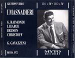 Verdi – I Masnadieri – Raimondi, Bruson, Gavazzeni (1972) FLAC