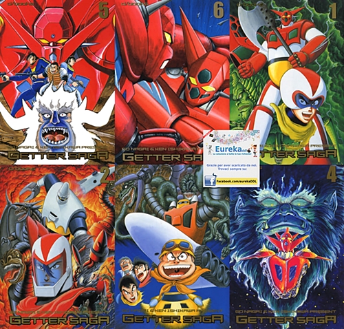 Getter Saga – Serie Completa (12 volumi)(dVisual 2005-2007)
