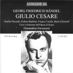 Handel – Giulio Cesare in Egitto (performed in Italian) – Gianandrea Gavazzeni / Boris Christoff, Onelia Fineschi, Fedora Barbieri, Franco Corelli, Mario Petri – 26.12.1955 (2007) APE lossless