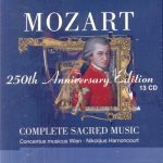 Mozart – Complete Sacred Music (Ch. Margiono, E. von Magnus, G. Cachemaille, U. Heilmann, B. Bonney; Arnold Schoenberg Choir, Vienna Hofburgkapella Schola Orchestra, Concentus Musicus Wien, Nikolaus Harnoncourt) [13 CD’s] (2005) FLAC