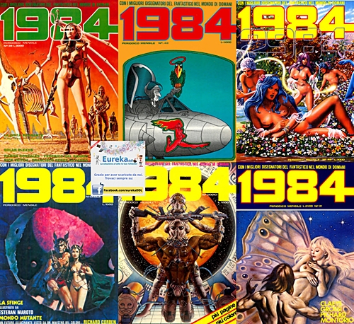 1984 Rivista del Fantastico – Con i migliori disegnatori del Fantastico nel mondo di domani – Serie Completa (48 volumi) (Il Momento 1980-1984)