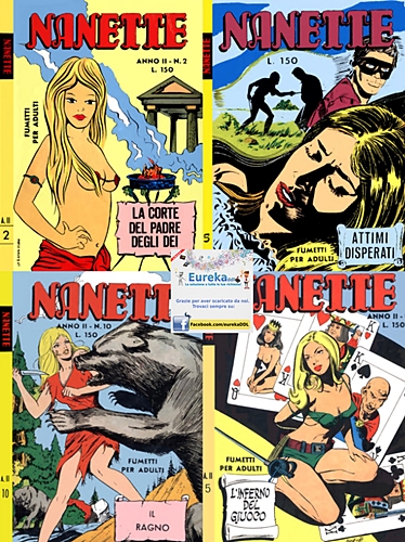 Nanette – Collection (5 volumi)(Liberati Spada 1969-1971)
