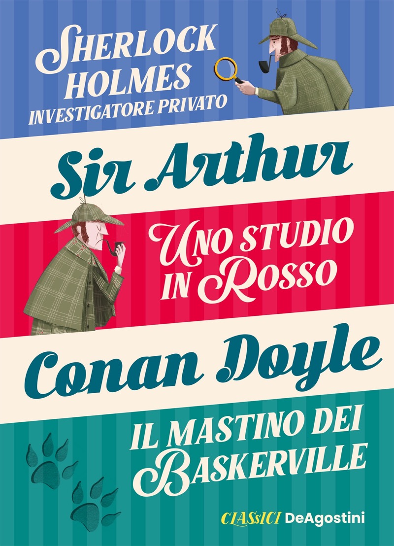 Arthur Conan Doyle – Sherlock Holmes investigatore privato – Uno studio in rosso – Il mastino dei Baskerville (2024)