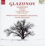 Alexander Glazunov – Symphonies; Cantatas; Ballet music; Violin Concerto (Russian State Symphony Orchestra, Valery Polyansky) [7 CD’s] (2008) FLAC
