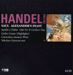 Handel – Saul/Alexander’s Feast/Ode for St Cecilia’s Day/ «Utrecht» Te Deum/Apollo e Dafne/Giulio Cesare (Nikolaus Harnoncourt) 6 CD (2008) APE lossless
