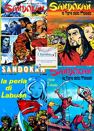 Sandokan v1,v2 – Collection (5 volumi)(Cassia 1975-1976)
