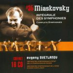 Nikolai Miaskovsky – Symphonies No. 1-27, Symphoniettas (op. 10,32,68), Alastor, Links, Divertimento, Lyric Concertino, Slavic Rhapsody, Serenade No. 1, Silence (GASO, Evgeniy Svetlanov) 16 CD Box (2007) FLAC