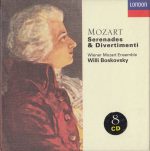 Mozart – Serenades · Divertimenti – Wiener Mozart Ensemble · Willi Boskovsky (1967-78) 8 CD’s (1998) FLAC