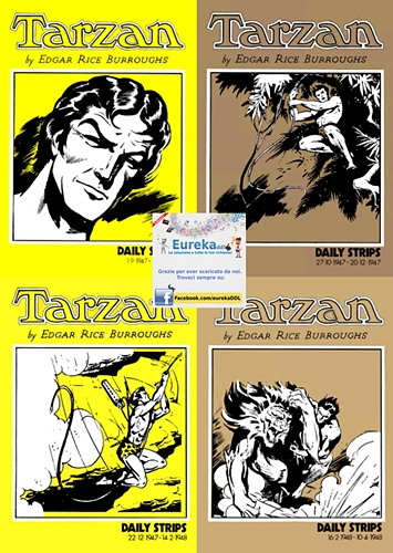 Tarzan – Daily Strips – Collection (4 volumi)(Olmeda 1978)