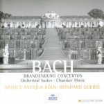 J.S.Bach – Die Brandenburgische Konzerte, Orchestral Suites, Chamber Music (Musica Antiqua Koeln – R.Goebel) 8 CD (1982-1987) FLAC