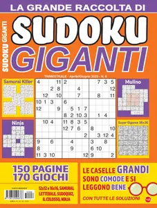 Sudoku Giganti N.6 – Aprile-Maggio-Giugno 2025 [versione migliorata]
