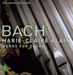 Johann Sebastian Bach – Works for Organ (Marie-Claire Alain) [1990s digital recordings] [14 CD’s] (2011) FLAC